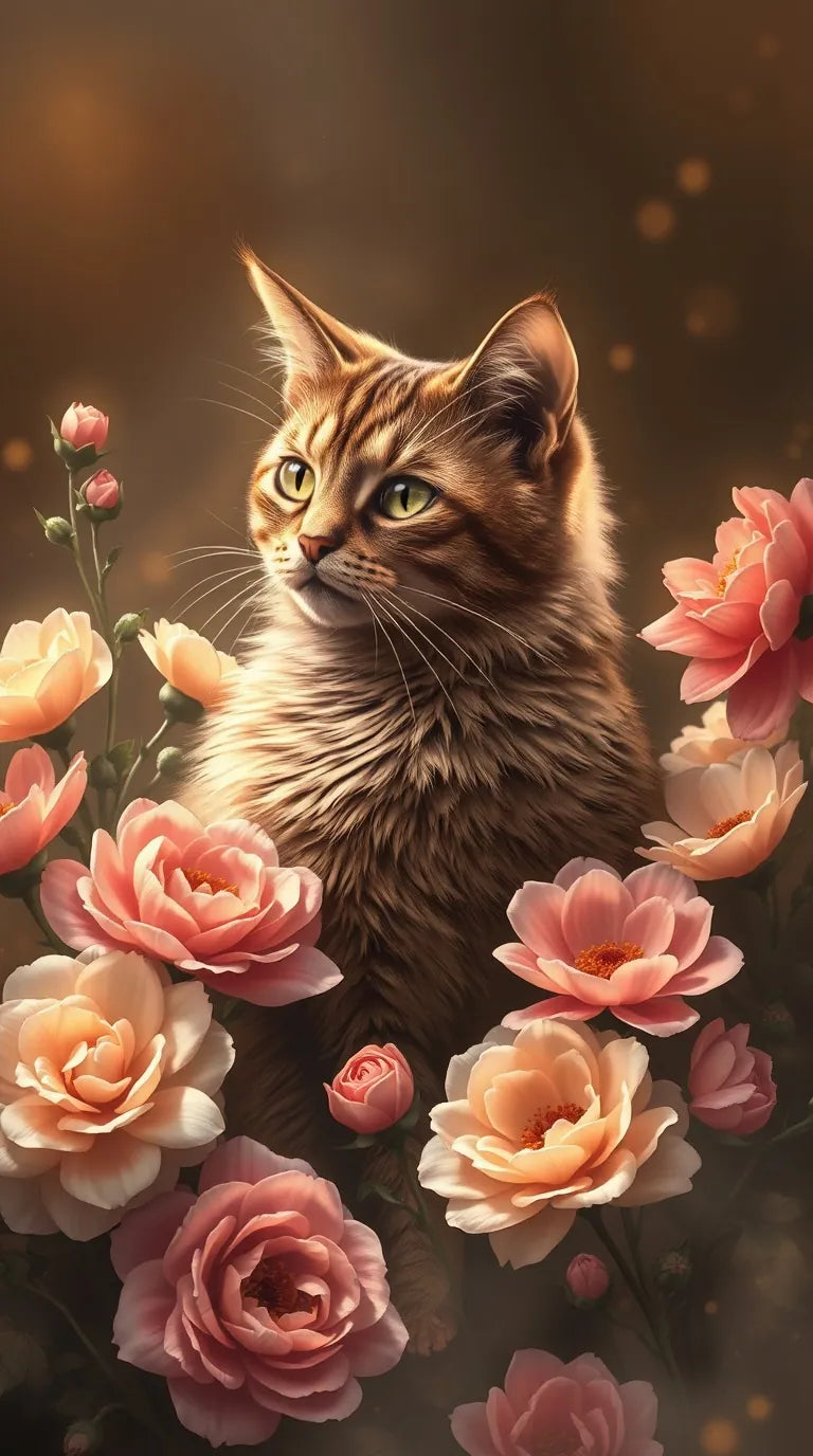 4K anime kitty wallpaper
