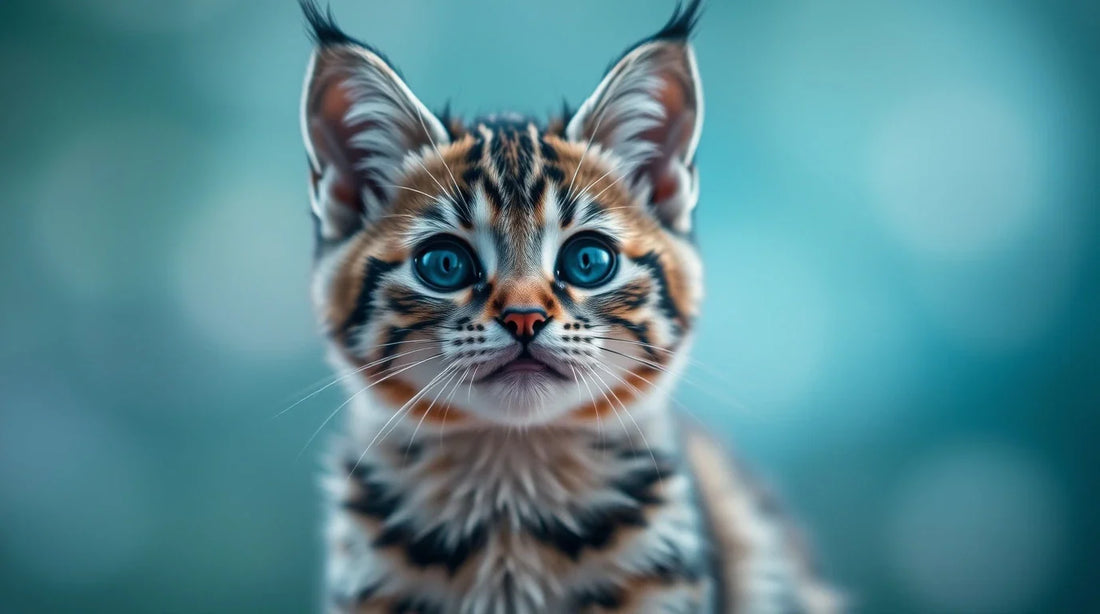4K floral cat wallpaper