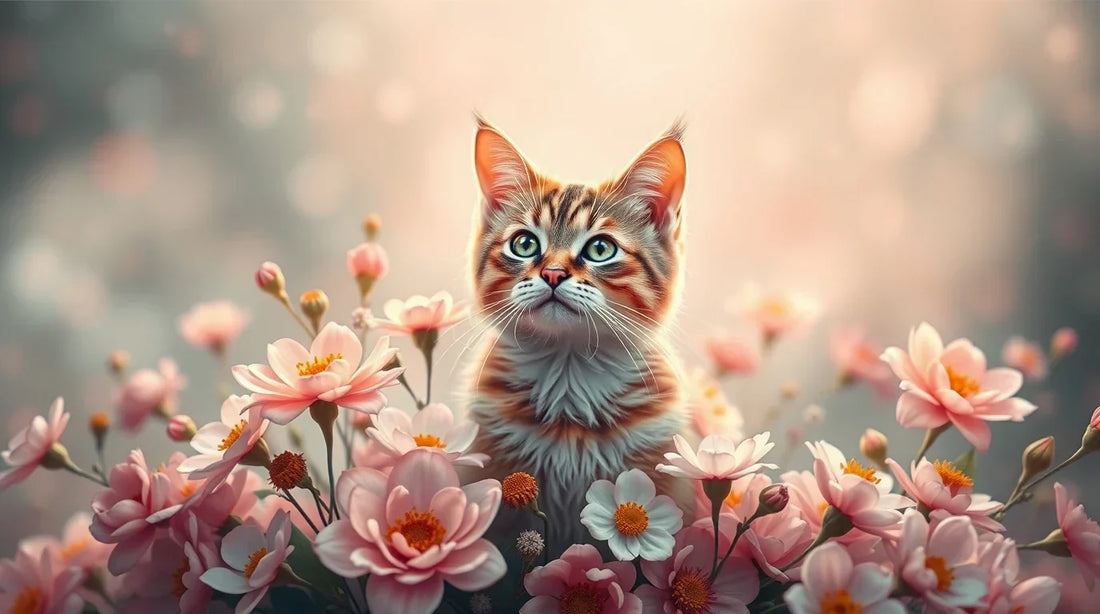 4K white kitty cat wallpaper