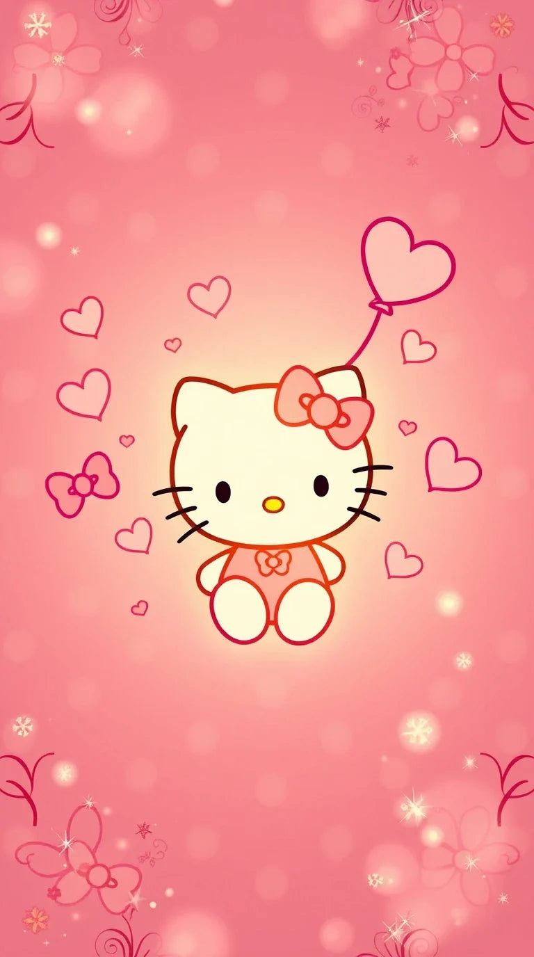 A collection of HD Hello Kitty backgrounds with cute and colorful designs for a stylish screen makeover.