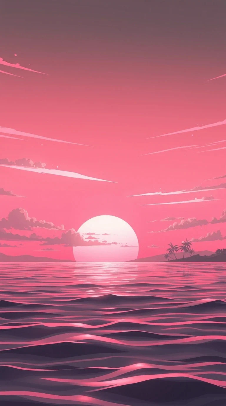 4K HD beach computer background