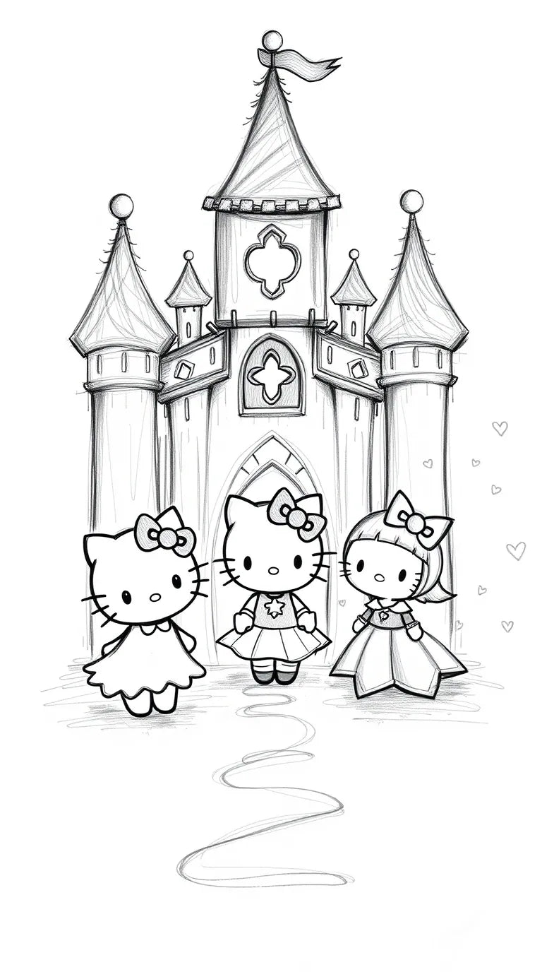 4K cute Hello Kitty and friends wallpaper