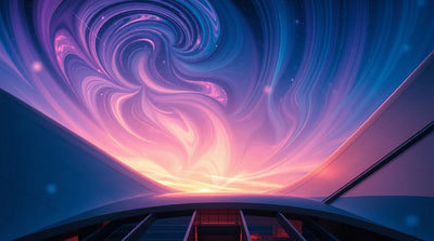 Free Luxurious Teal Painting: Ethereal Aura