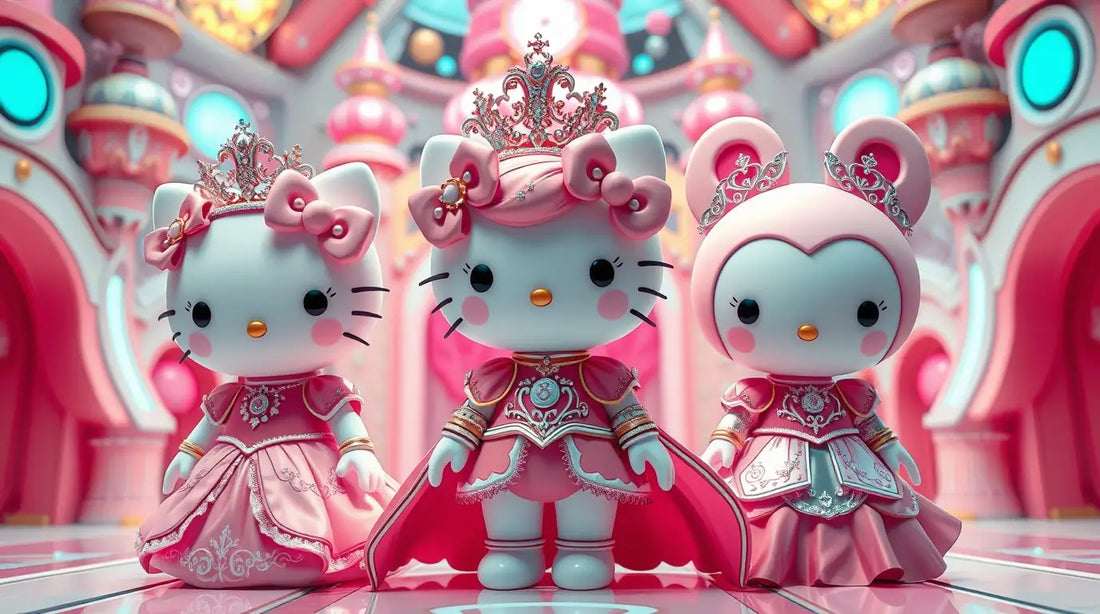 4K pink Hello Kitty bow wallpaper