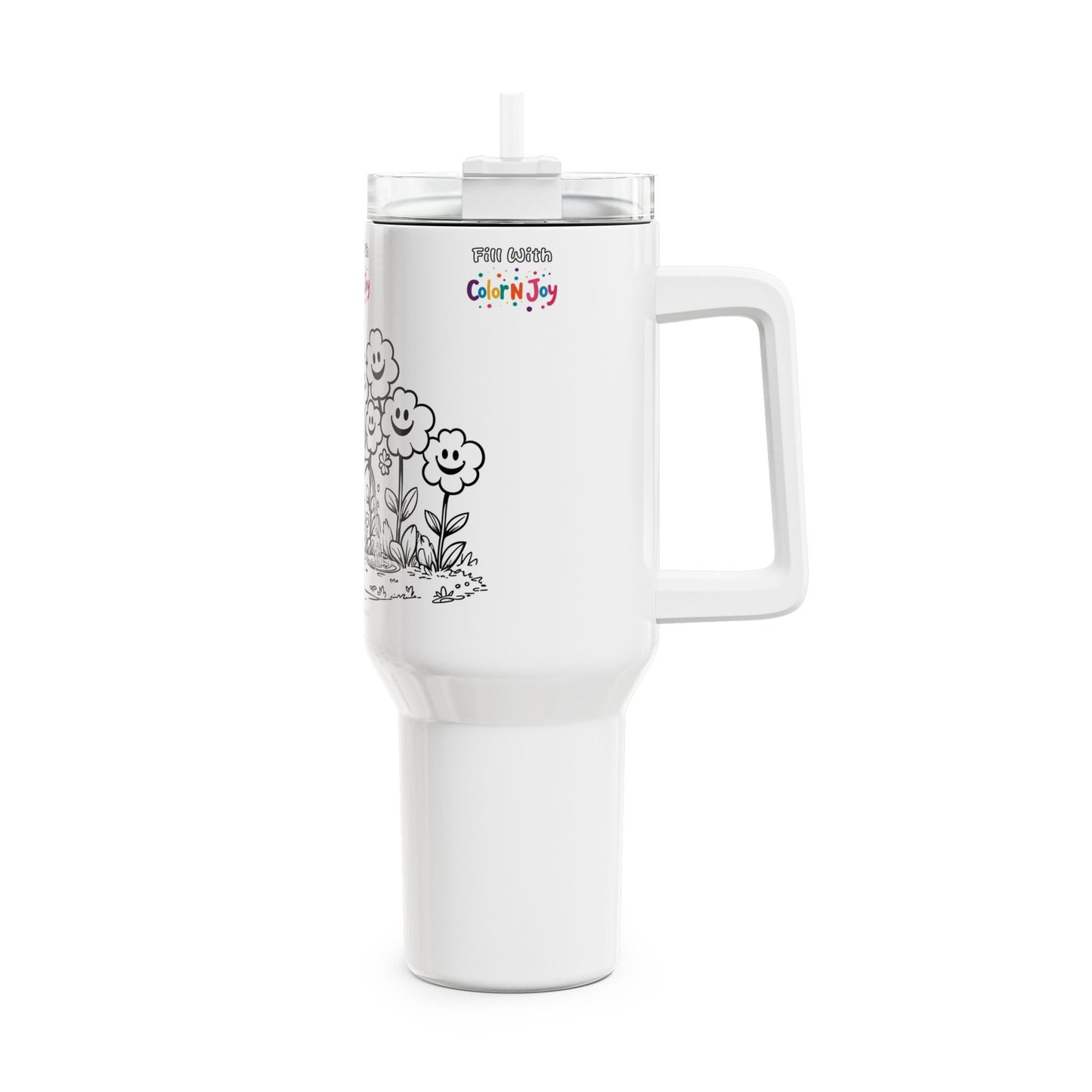 Kitty Scout Adventures Tumbler – Cute Everyday Scenes Travel Mug Gift