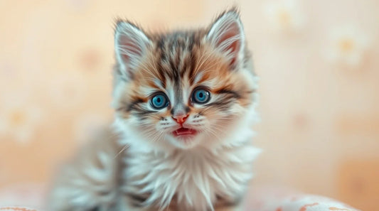 4K HD fluffy white kittens