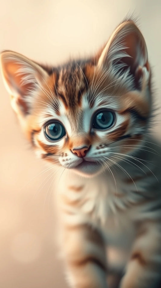 4K HD kitten wallpaper