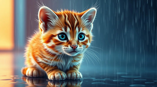 4K HD kitten background