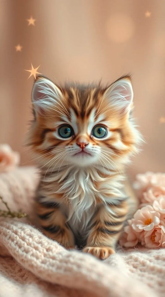 4K HD kitten wallpaper