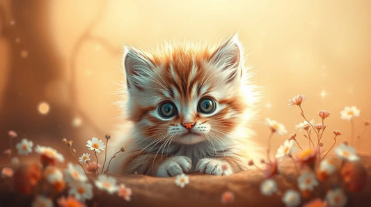 4K HD kitten wallpaper for computer