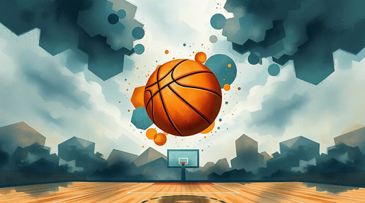 A high-resolution Basketball wallpaper featuring motivational quotes.