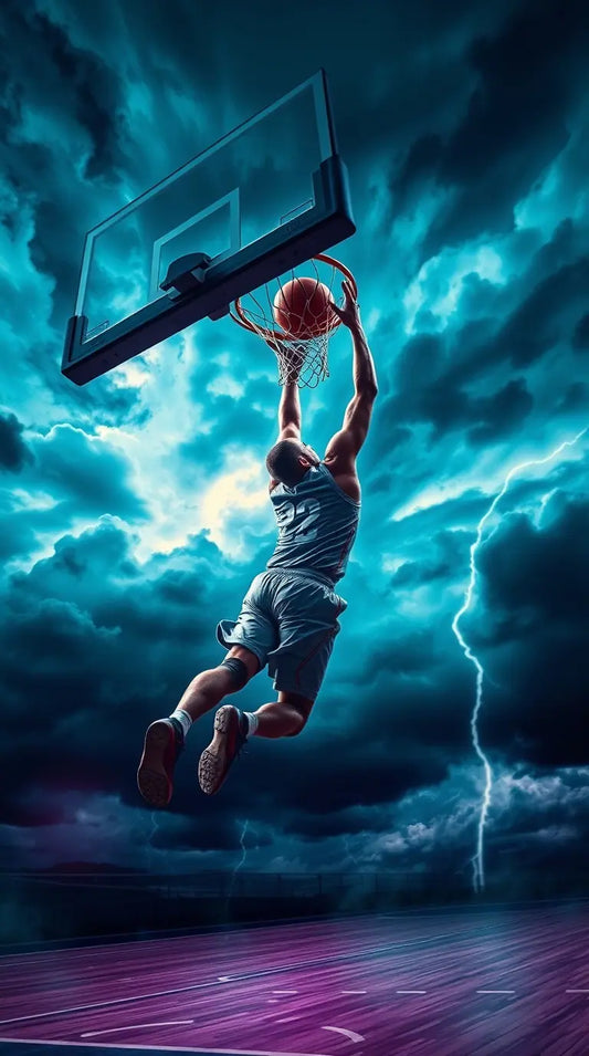 HD basketball wallpaper for iPhone, free download.
