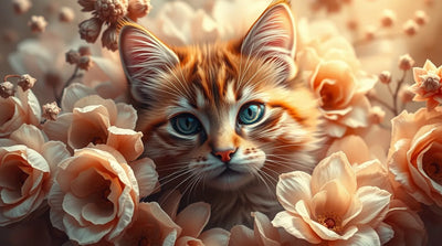 4K Kittens in Hats Wallpaper