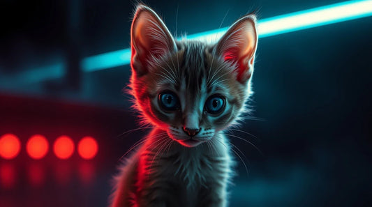 4K kitty background wallpaper