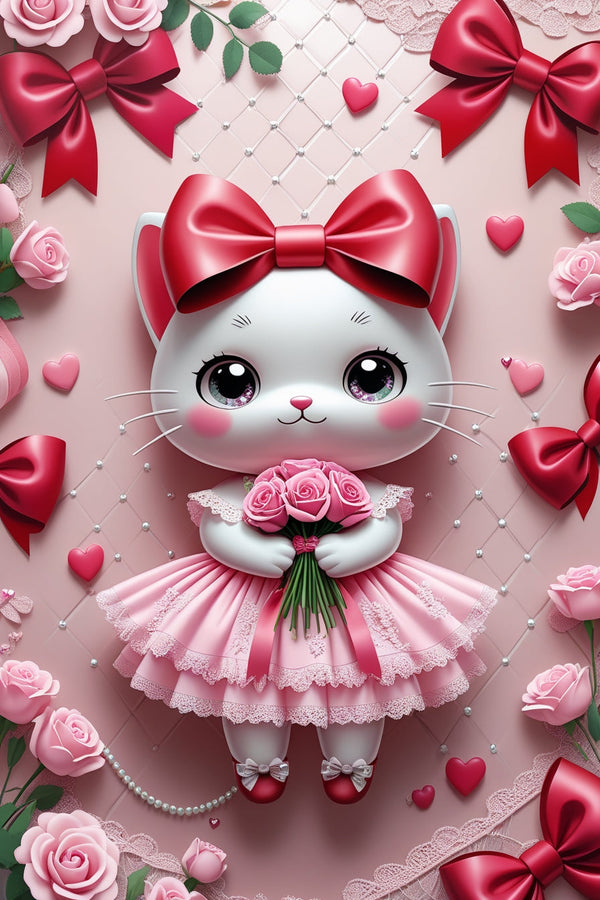 Hello Kitty 4k HD wallpaper for free