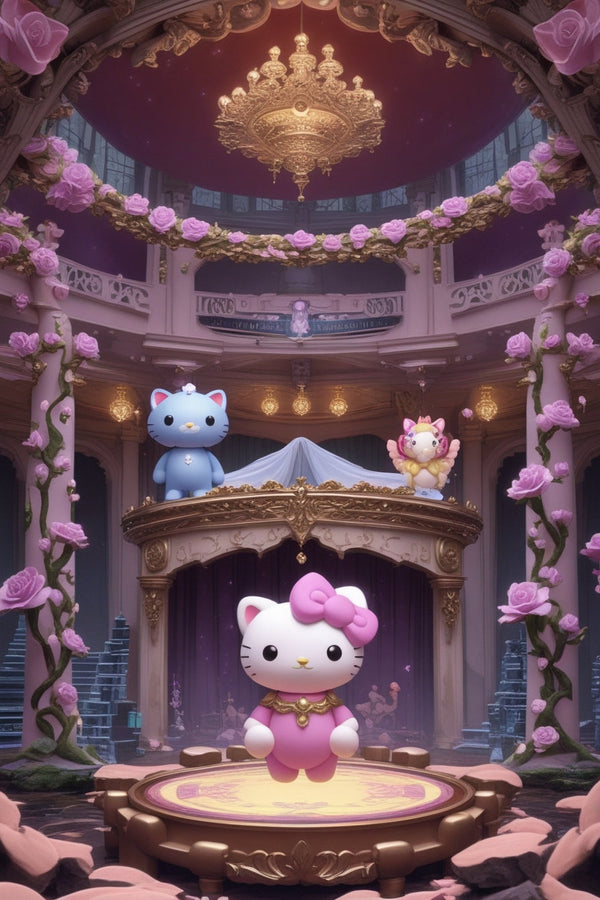 Hello kitty and friends printable 4k wallpaper