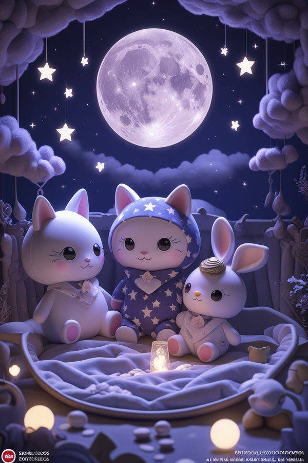 Kawaii Friends 4K HD free wallpaper for screens