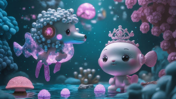 Tiny Ocean Princess 4K HD animated high resolution wallpaper