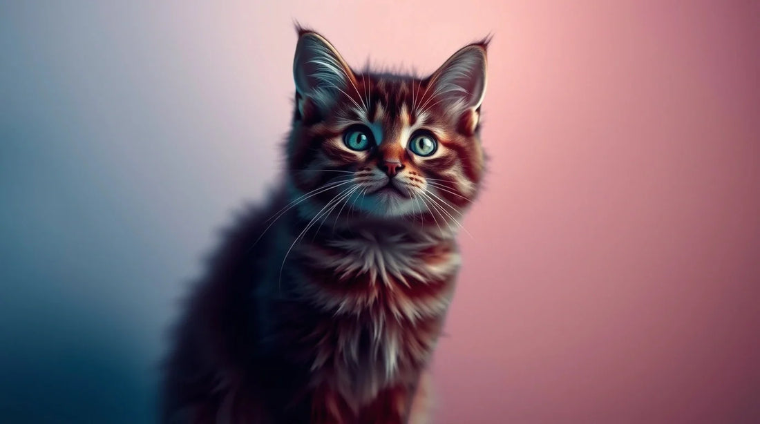 4K white fluffy Persian kitten wallpaper