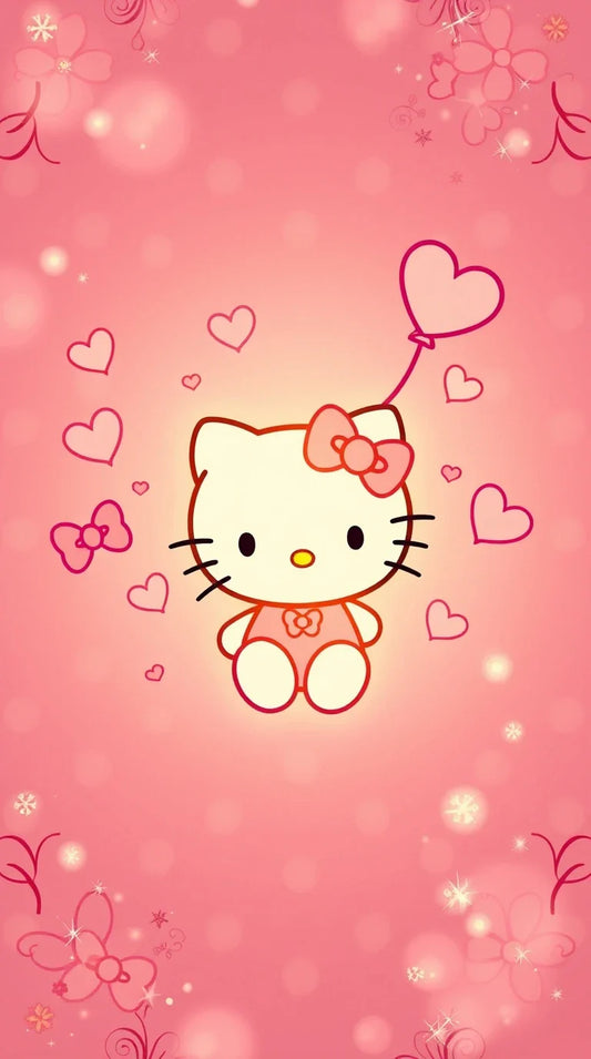A collection of HD Hello Kitty backgrounds with cute and colorful designs for a stylish screen makeover.