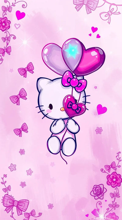 Cute Background Hello Kitty Wallpaper Download