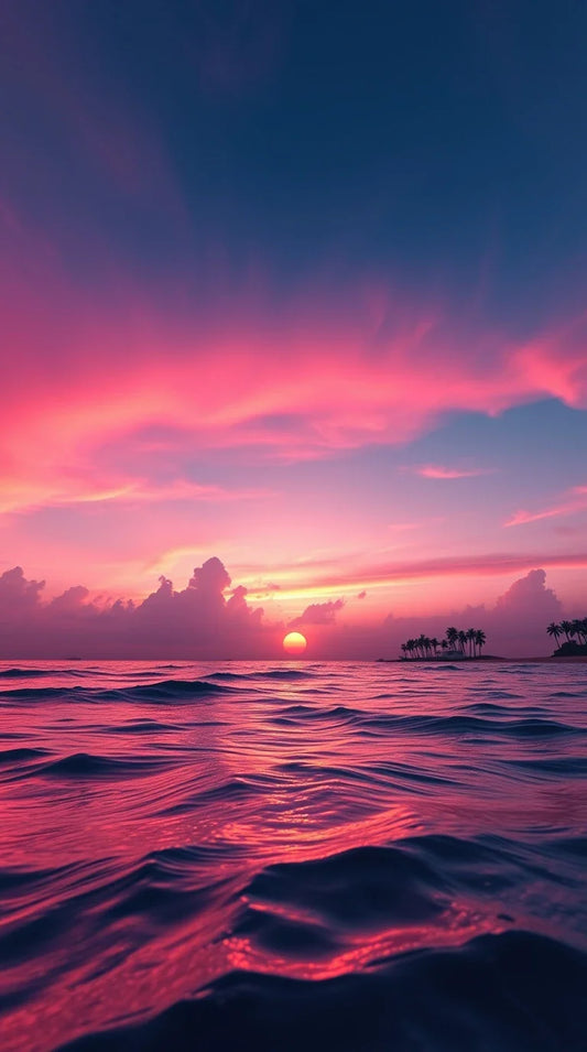 Beautiful sunset clouds high-resolution