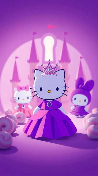 4K Black and White Hello Kitty Pictures Download