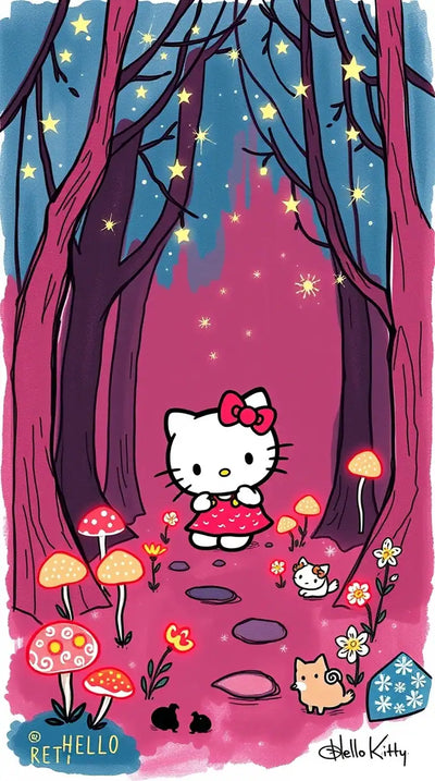 Free Black Dark Hello Kitty Download