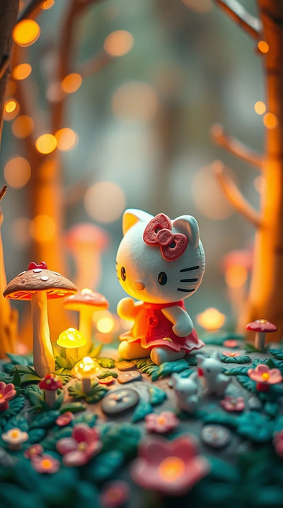 Black Dark Hello Kitty Wallpaper Download
