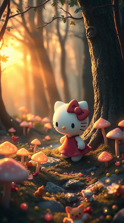 Free Black Hello Kitty Wallpaper Download