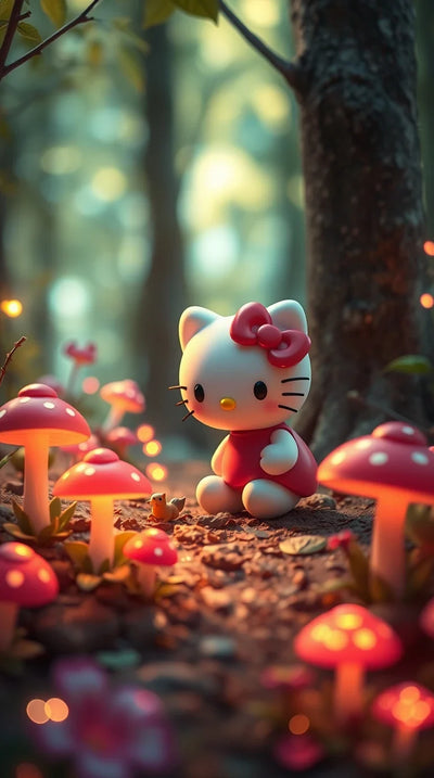 Blue Cute Hello Kitty Download