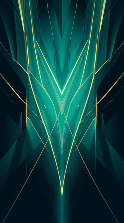 Deep Teal Painting: Luxurious Feel Art