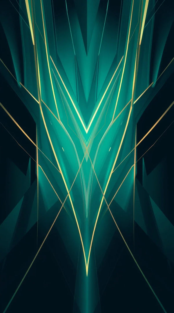 Deep Teal Painting: Luxurious Feel Art