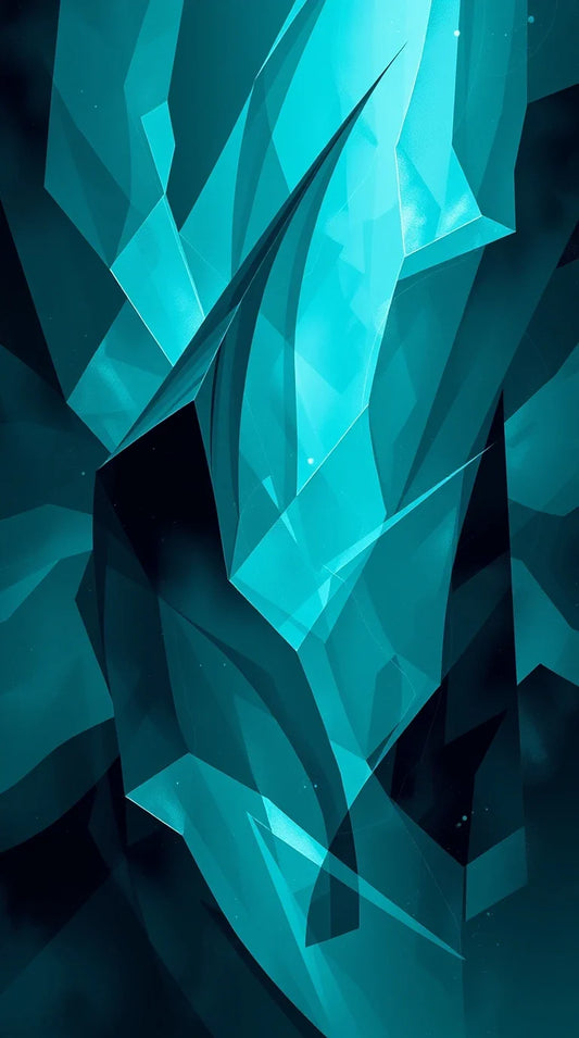 Download HD teal painting dynamic angles