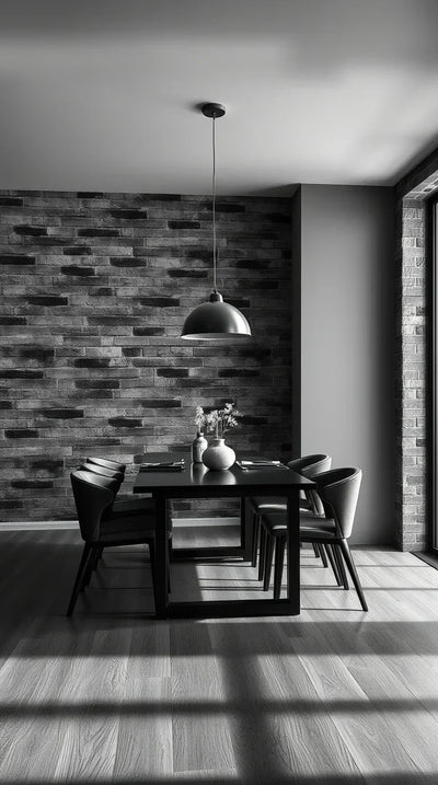 3D Brick Dream Dining Room Ideas