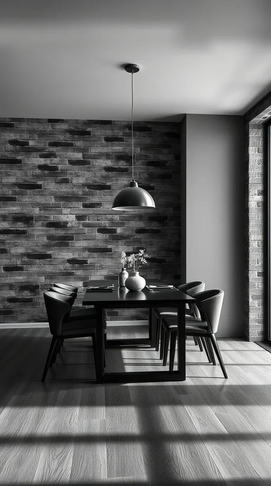 Luxurious and cozy dream dining room setup