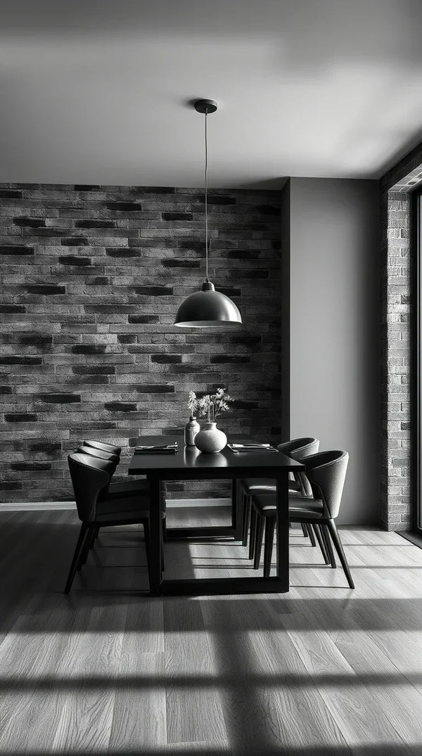 3D Brick Dream Dining Room Ideas
