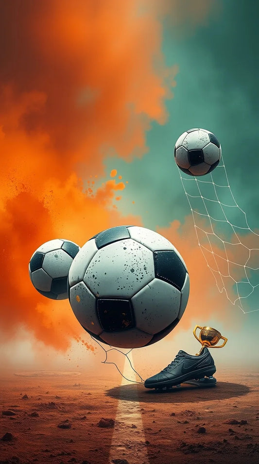 A 4K football wallpaper designed for iPhone screens.
