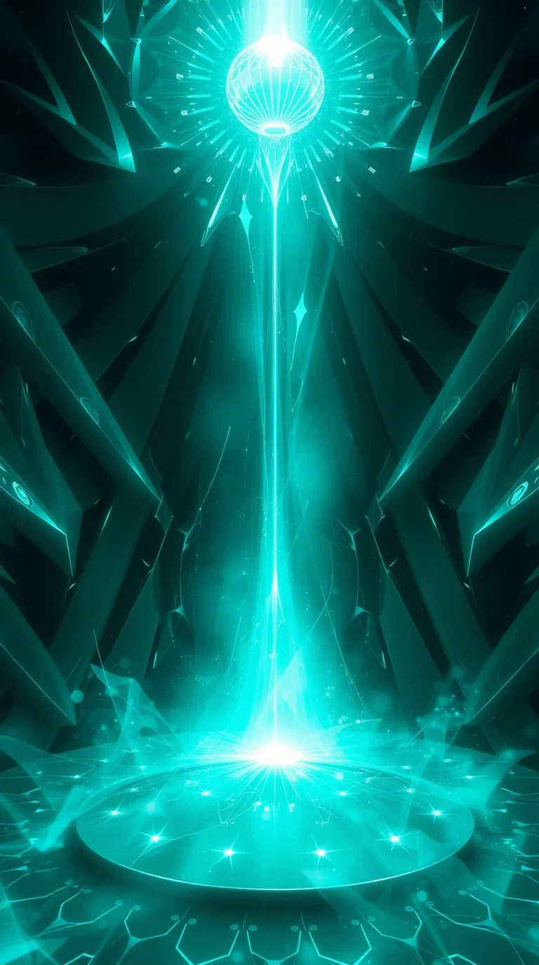 Free download teal painting sharp angles