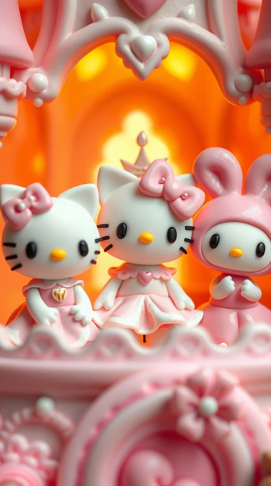 Hello Kitty and friends HD wallpaper