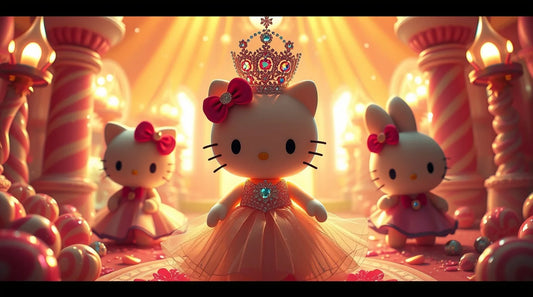 4K aesthetic Hello Kitty background