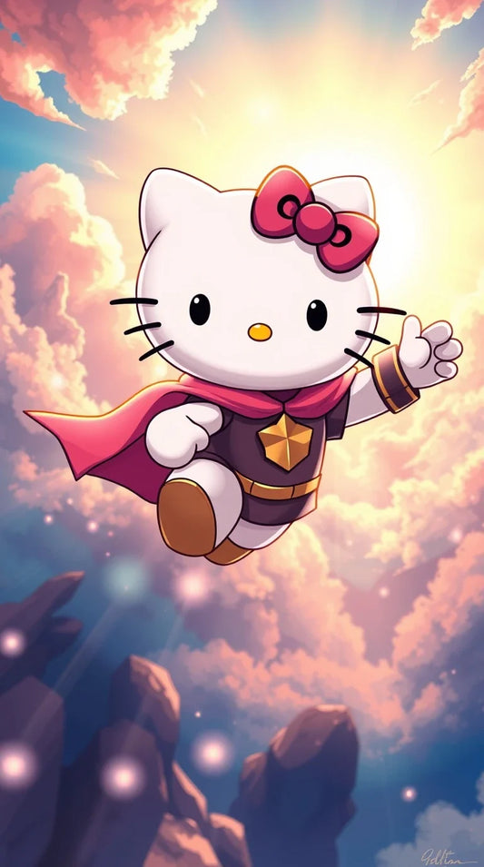 Free Hello Kitty BFF iPhone wallpaper
