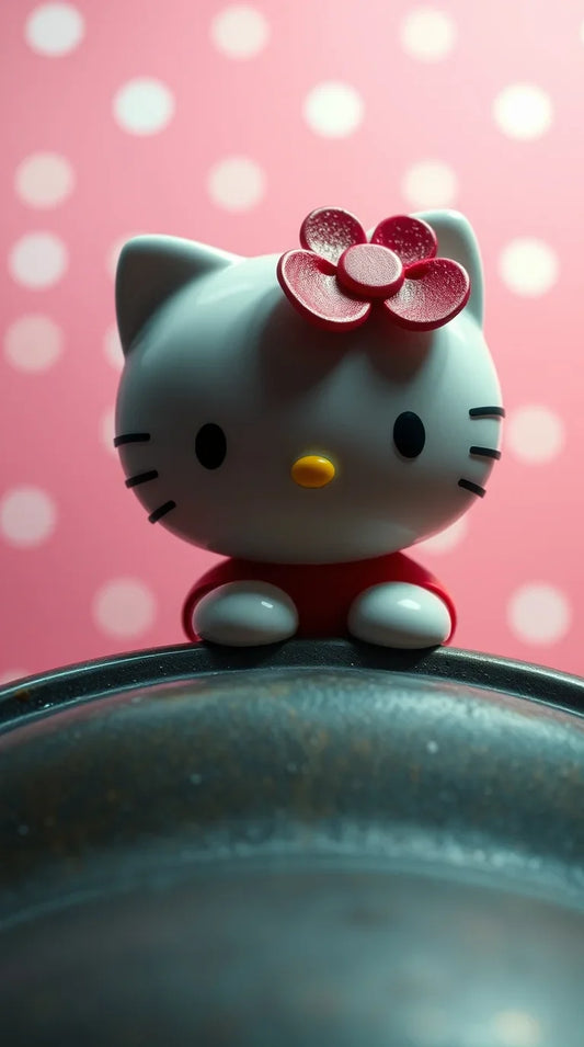 Cute Hello Kitty iPhone background in a soft and playful design