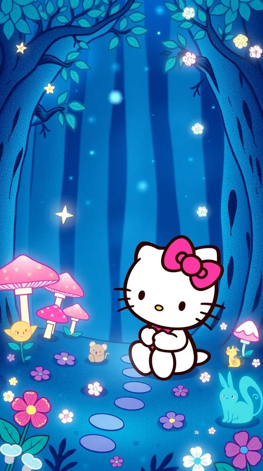 4K Hello Kitty screen wallpaper