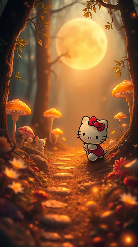 Hello Kitty spring wallpaper