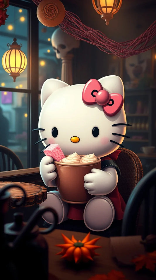 4K Hello Kitty wallpaper