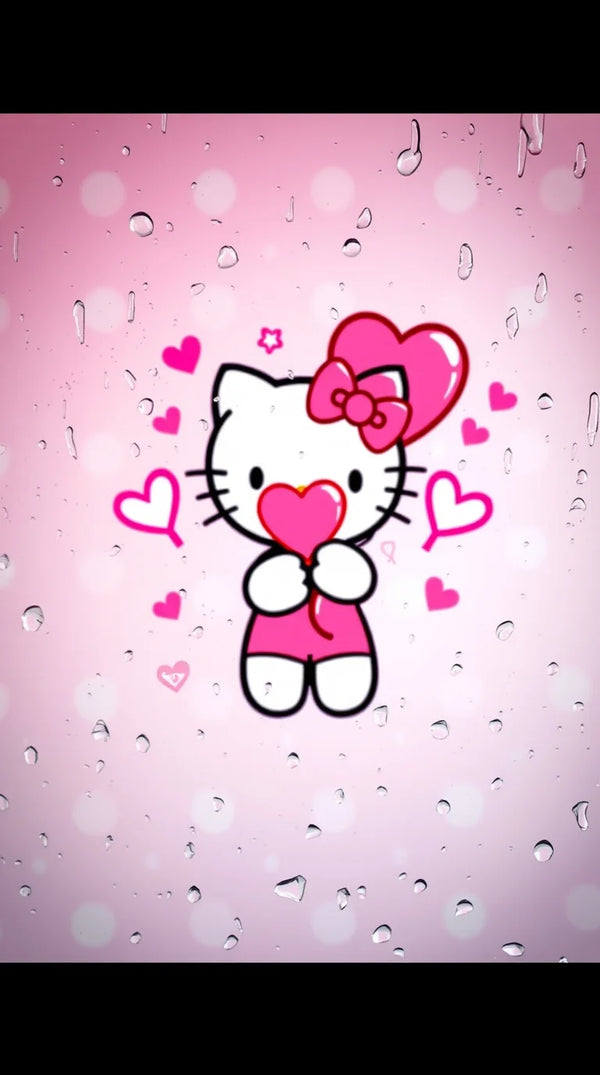 4k Hello Kitty White Background Cute