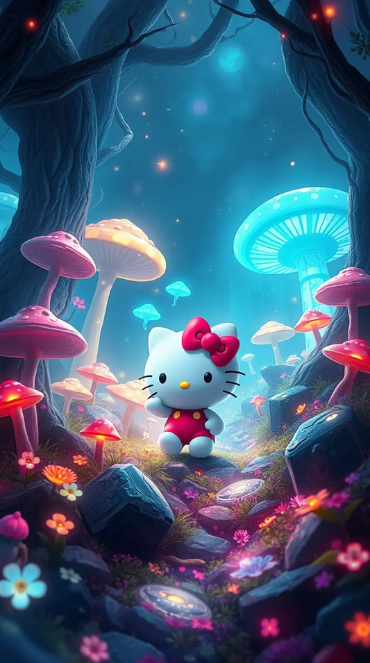 Cute Hello Kitty iPhone wallpaper