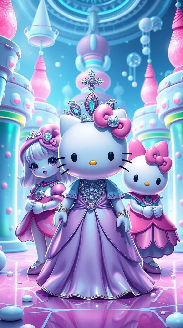 Free red Hello Kitty iPhone wallpaper