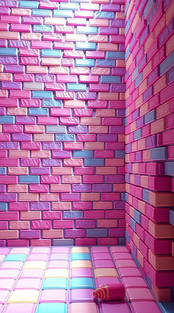 Kid Room Ideas 3D Brick wallpaper